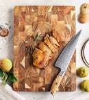 Tábua de Corte Madeira Profissional Esparta™ • 40cm x 28.5cm