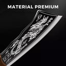 Faca Japonesa Forjada à Mão • Faca Drak Esparta™