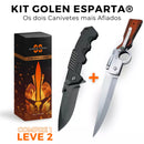 [Pague 1 LEVE 2] Kit Golen Esparta • Canivetes Combat + Kalash