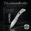 TitaniumKnife • Canivete em Inox Puro (+FRETE EXPRESSO GRÁTIS)