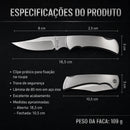 TitaniumKnife • Canivete em Inox Puro (+FRETE EXPRESSO GRÁTIS)