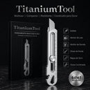 (COMPRE 1 LEVE 2) TitaniumTool • Estilete 6 em 1 de Inox Puro