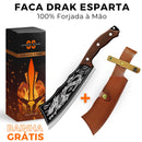 Faca Japonesa Forjada à Mão - Faca Drak Esparta™ [+BAINHA GRÁTIS]