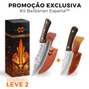 (COMPRE 1 LEVE 2 + BAINHAS) Kit Barbarian Esparta™ • Faca King + Faca Bravus