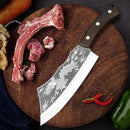 Faca Japonesa 100% Forjada à Mão • Faca Black Dragon Esparta™ (+BAINHA GRÁTIS)