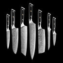 Kit Completo 100% em Aço Damasco VG10 • Kit Nero Premium