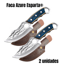 Faca Azure Esparta - 100% Forjada à Mão [BAINHA INCLUSA]